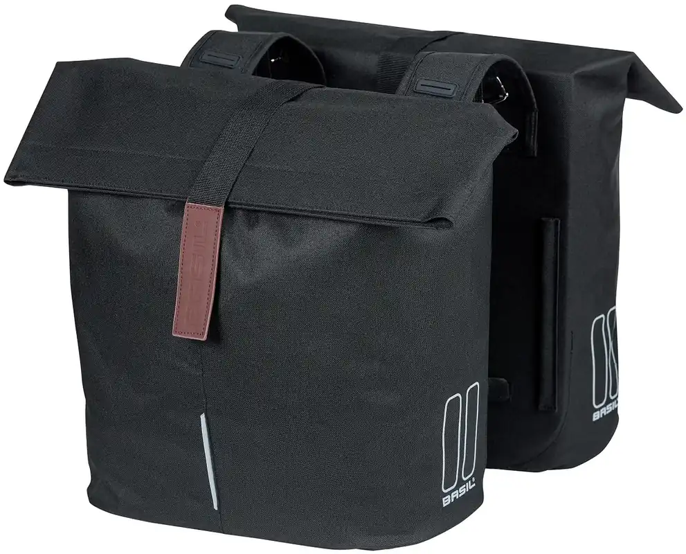 Billig Basil City Double Bag Doppeltasche schwarz