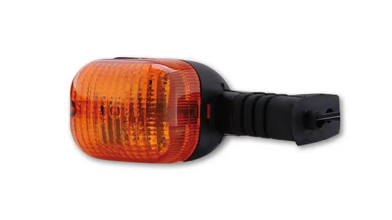 Preiswert HIGHSIDER smart Duc-Style Glühlampen Blinker Gehäuse Schwarz / Linse Orange (Stück), Vorn Links & Hinten Rechts