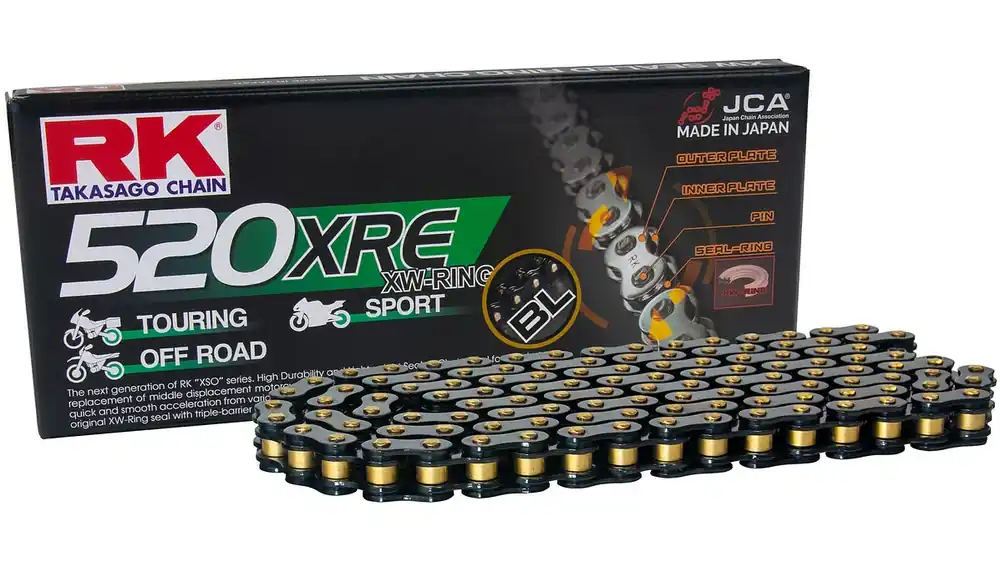 Neue Ware RK Kette BL520XRE Black Scale 100 Glieder