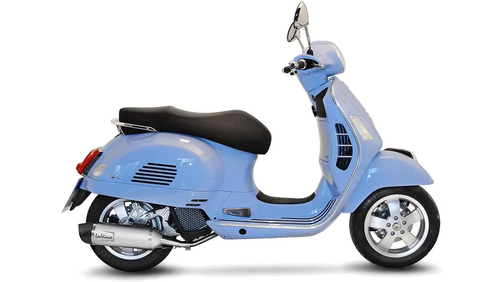LeoVince Komplettanlage Edelstahl SBK LV ONE EVO für PIAGGIO VESPA GTS 125/150 mit Katalysator Neuheit