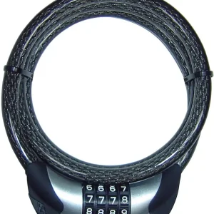 Security Plus Spiralkabelschloss ZL72 120 cm schwarz Expressversand