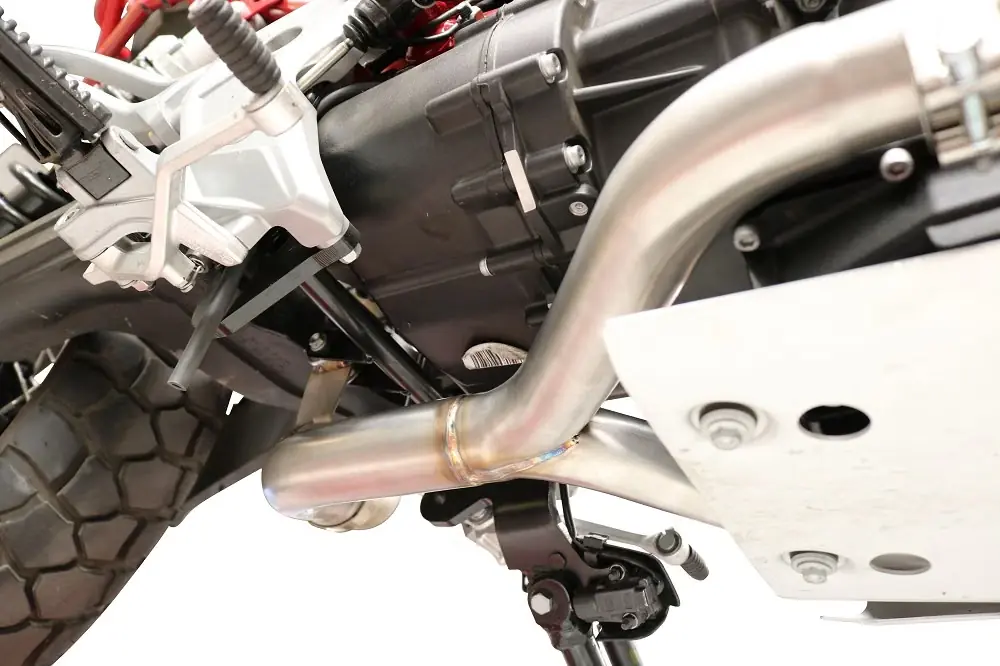GPR Mittelrohre Moto Guzzi V85 Tt 2019/20 e4 Decat pipe manifold Decatalizzatore Echt