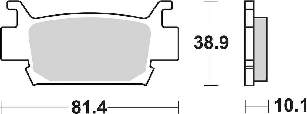 Sonderangebot SBS Bremsbelag 829SI Offroad Sinter