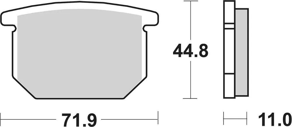 Meistverkauft SBS Bremsbelag 534HF Street Ceramic