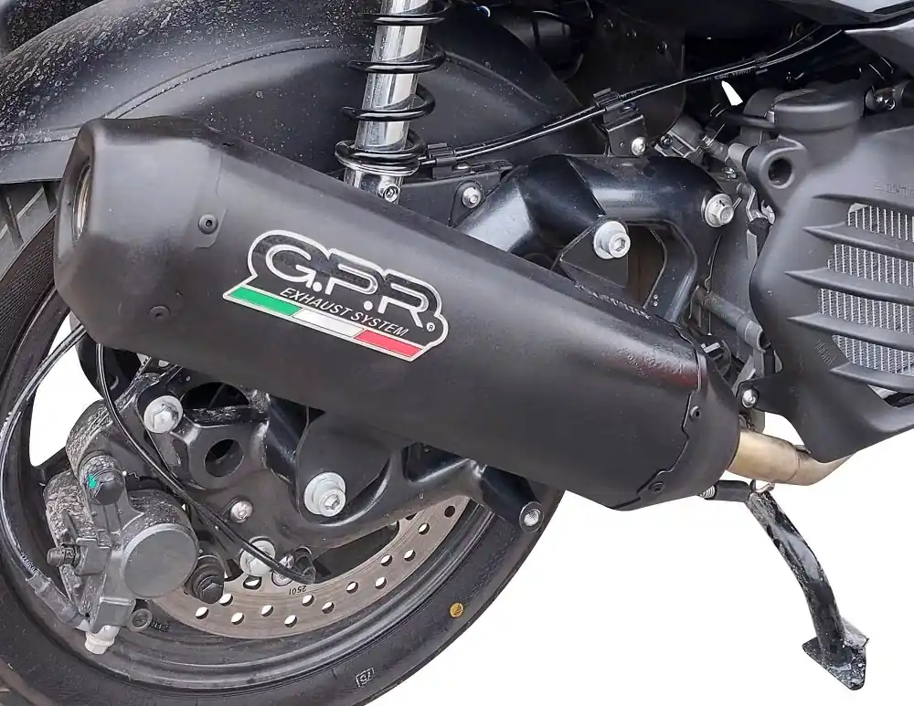 Preis Gesenkt GPR Endschalldämpfer BMW C 400 X / GT 2019/2020 e4 Pentaroad Black SP