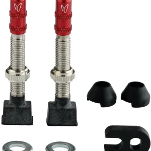 Letzte Chance Effetto Mariposa Tubeless-Ventil Sclaverand silber/rot