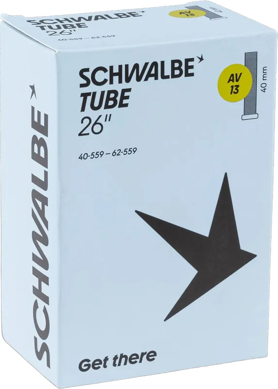 Schwalbe Schlauch Nr. 13 26 Zoll Schraderventil (AV), 40 mm Wochenendangebot