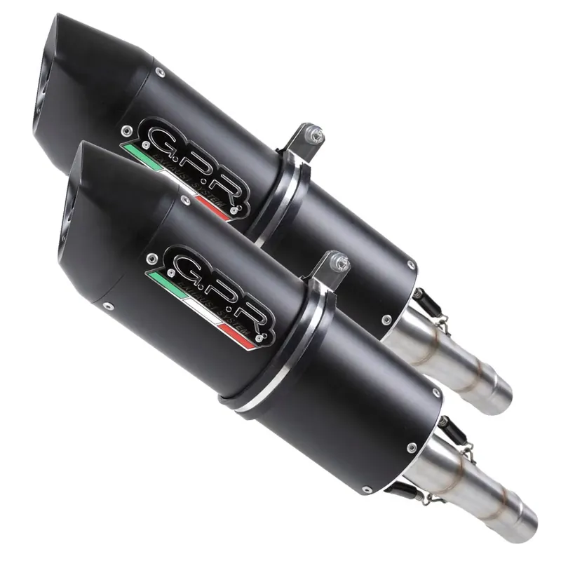 Zertifiziert GPR Endschalldämpfer Ducati MonsTEr 900 2001/03 Pair EC-Approv. slip-on exhaust Furore Nero