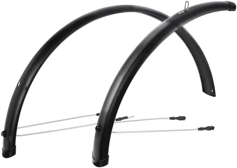 CONTEC Schutzblech-Set Splash Protect 24 Zoll schwarz schwarz glänzend Garantierte Lieferung