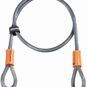 KRYPTONITE Schlaufenkabel Kryptoflex Looped Cable 120 cm 10 mm grau Rabatt