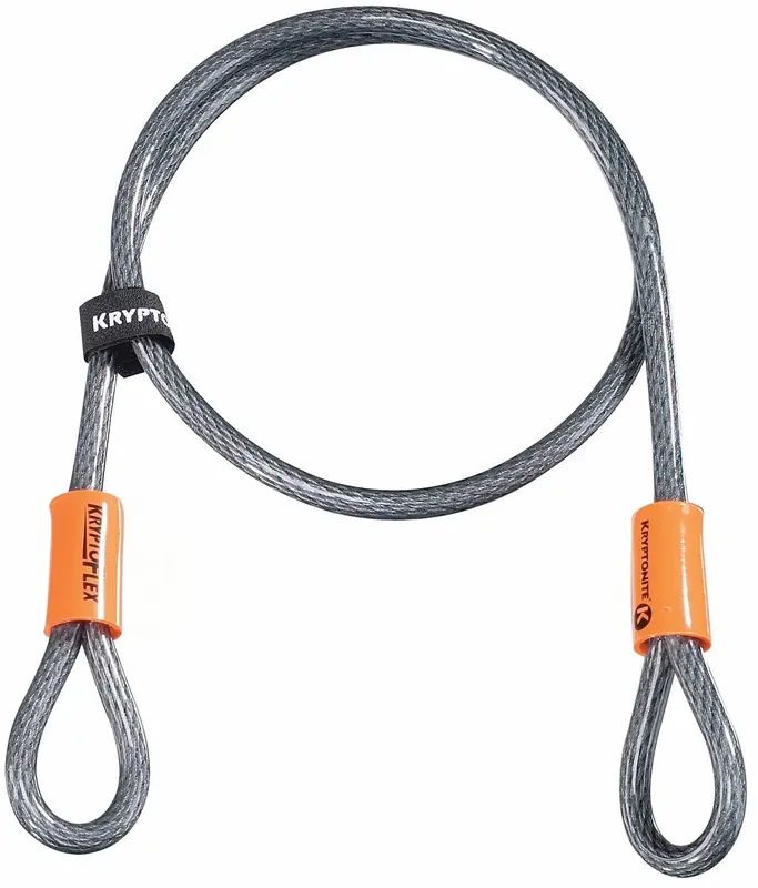 KRYPTONITE Schlaufenkabel Kryptoflex Looped Cable 120 cm 10 mm grau Rabatt