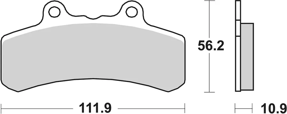 SBS Bremsbelag 658HF Street Ceramic Beliebt