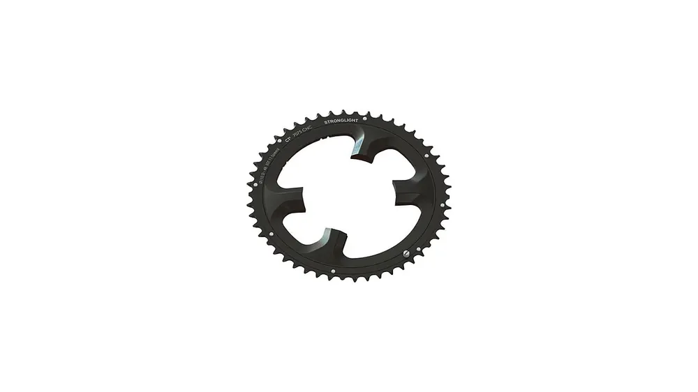 Top-Angebot Stronglight Kettenblatt CT2 52 Zähne schwarz außen mit Gewinde