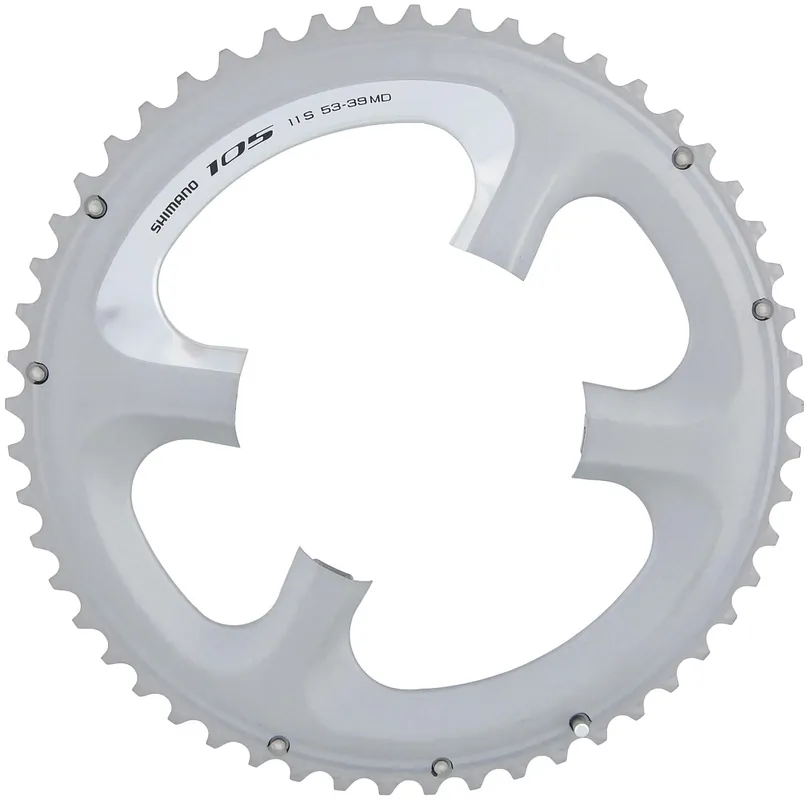 Kracherpreis Shimano Kettenblatt 105 5800 53 Zähne silber