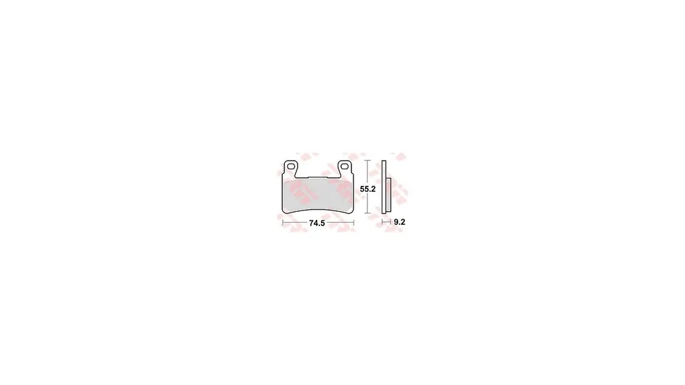 Saisonangebot TRW Bremsbelag MCB 819