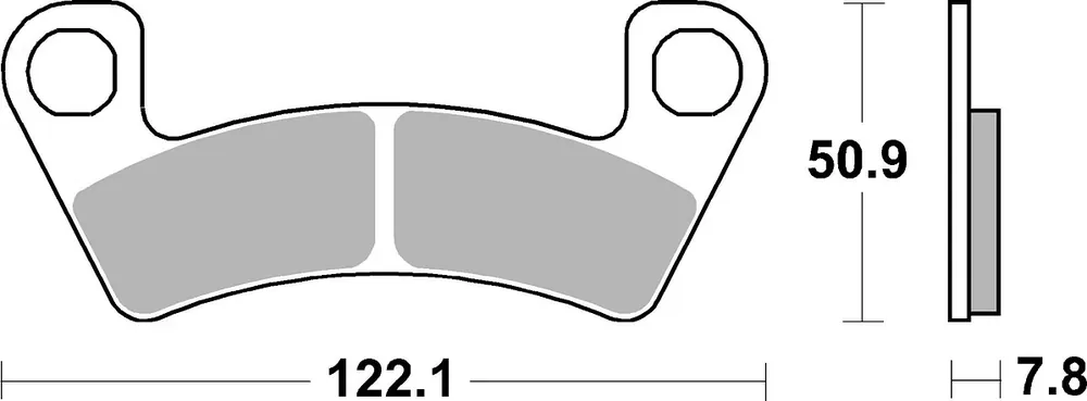 Knallerangebot SBS Bremsbelag 946SI Offroad Sinter