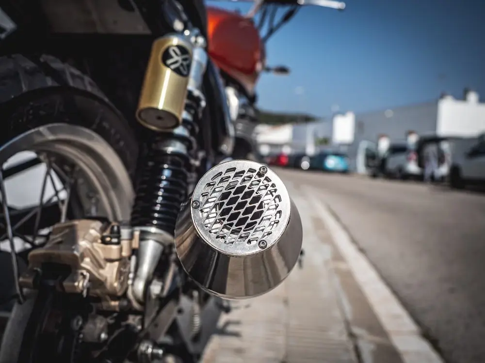 GPR Endschalldämpfer BMW R 80 Gs 1980/1987 univ. EC-Approv. Silencer w/o link pipe Ultracone Inox Highlight