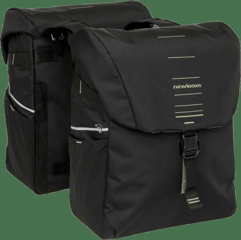 Markenprodukt New Looxs Doppeltasche Vigo Double schwarz / grün