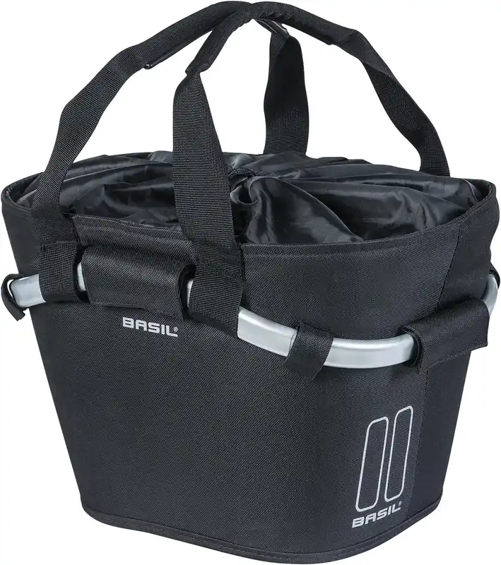 Basil Carry All Front Basket Korb 15 l schwarz Finale Aktion