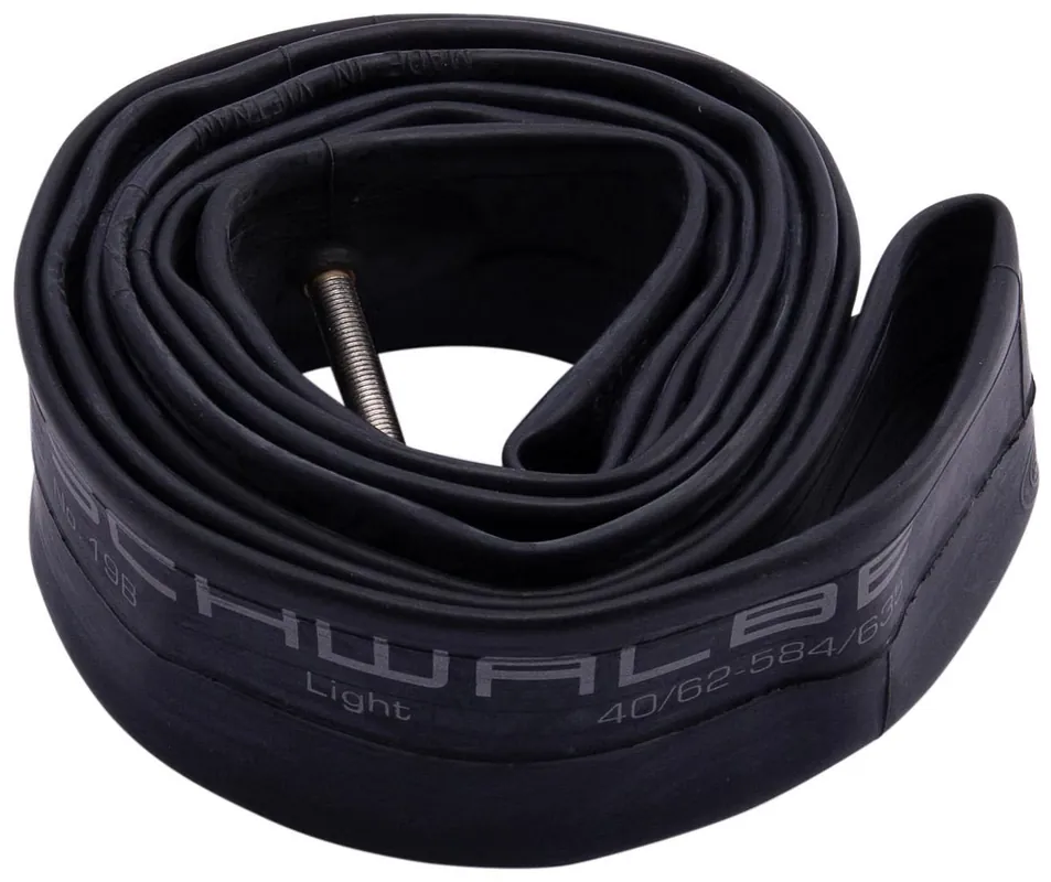 Markenware Schwalbe Schlauch Nr.19 B Light 28 Zoll schwarz