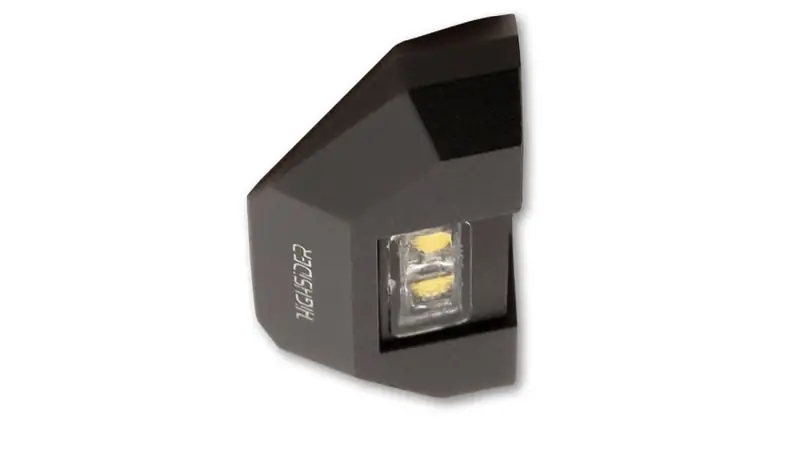 HIGHSIDER pro Split-XL LED Kennzeichenbeleuchtung Schwarz/Transparent SMD Sonderangebot