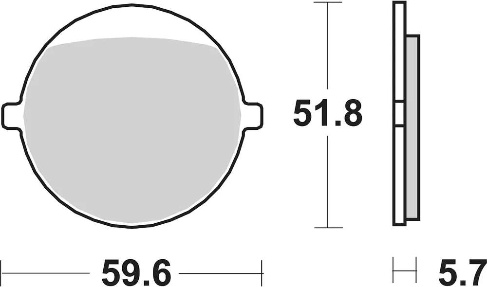 SBS Bremsbelag 699HF Street Ceramic Heißes Angebot
