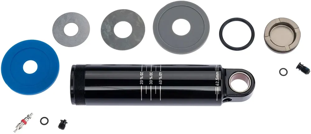 RockShox Dämpfergehäuse Deluxe 62,5 mm schwarz Begrenztes Angebot