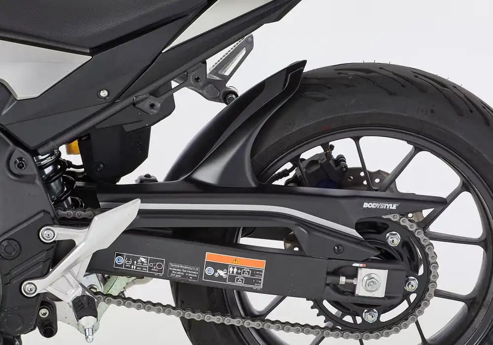 Schnäppchen BODYSTYLE Sportsline Hinterradabdeckung ABS Kunststoff weiß für HONDA CB500 Hornet