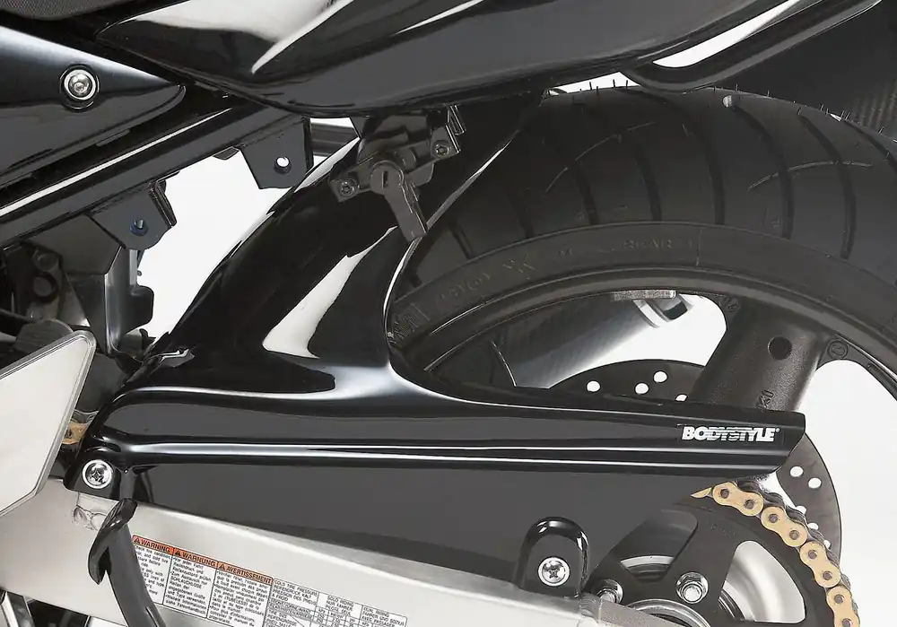 BODYSTYLE Sportsline Hinterradabdeckung ABS Kunststoff schwarz für SUZUKI GSF 1200 Bandit, GSF 1200 Bandit S Ausverkauf