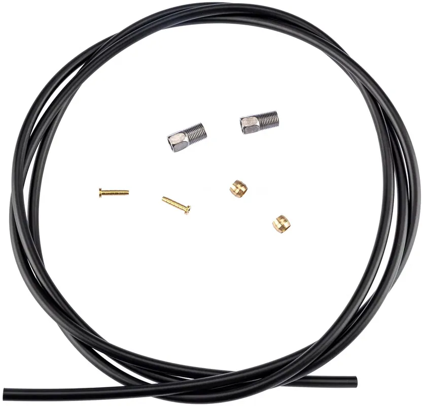 Shimano Bremsleitung SM-BH59 1700 mm schwarz Verbindung gerade-gerade, für Bremshebel BL-T615 Finale Aktion
