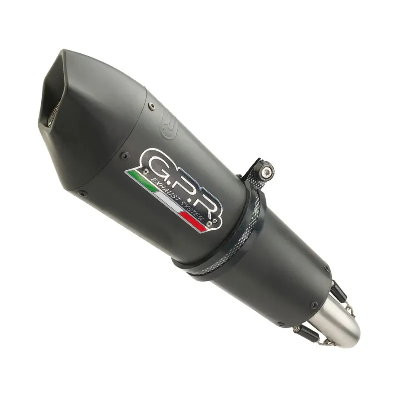 GPR Endschalldämpfer KTM Duke 890 - 890 R 2021/2022 e5 EC-Approv. slip-on exhaust GP Evo4 Black T Echt