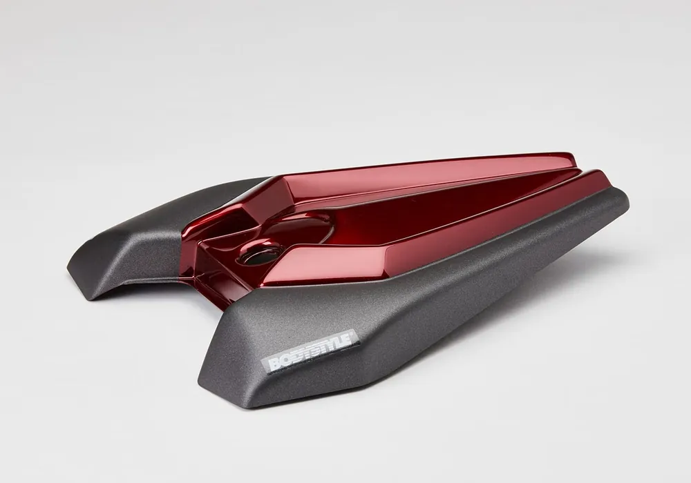 BODYSTYLE Sportsline Sitzkeil ABS Kunststoff grau/rot für KAWASAKI Z1000 Neu