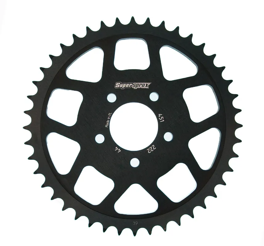 Neue Kollektion Supersprox Alu-Kettenrad 415 44Z (Schwarz)