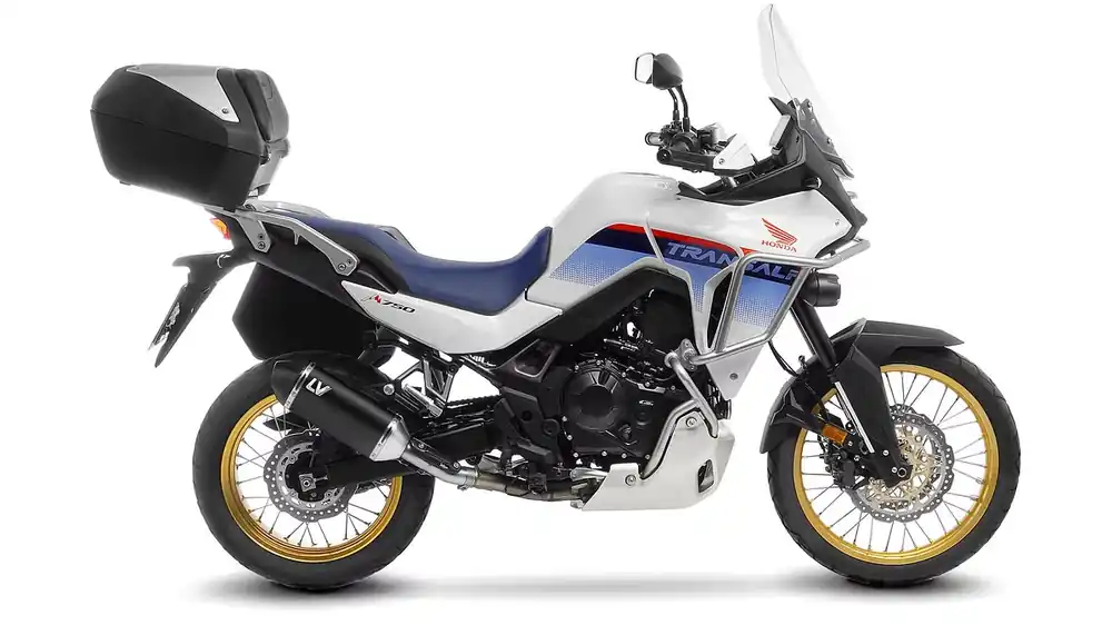 Begrenztes Angebot LeoVince Slip-On Schalldämpfer "SBK LV-14 - Black Edition" 15601B für Honda XL