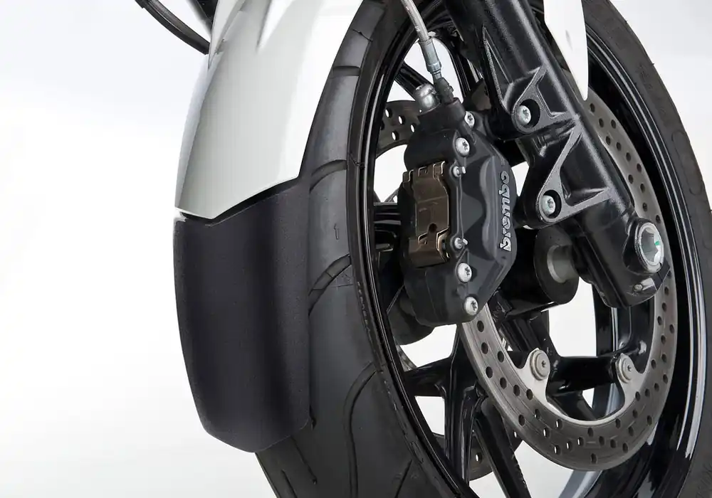 Garantierte Lieferung BODYSTYLE Kotflügelverlängerung vorne ABS schwarz-matt für Honda Africa Twin CRF1000L/1100L & XL750 Transalp