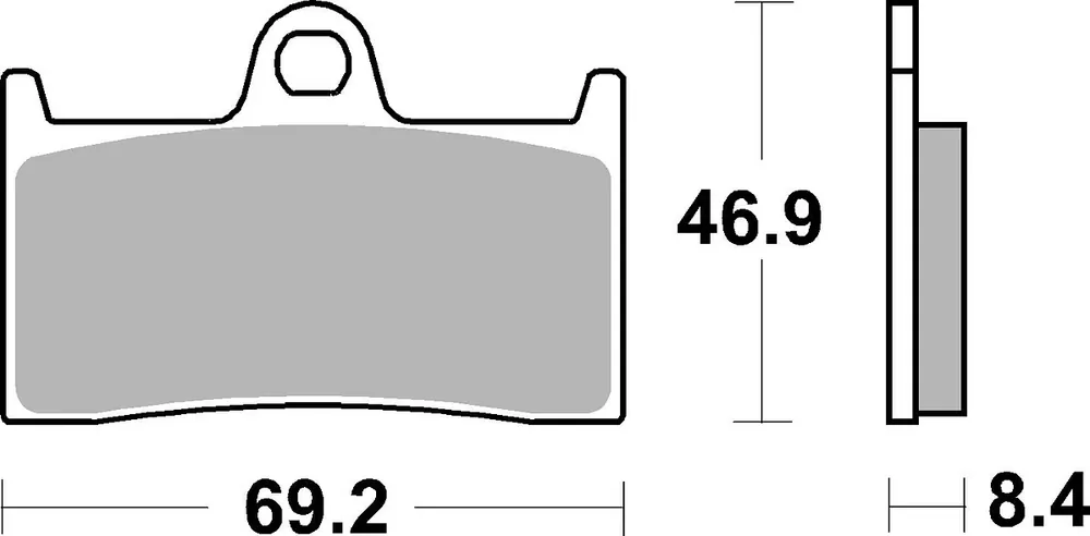 SBS Bremsbelag 966DS-1 Road Racing Endurance (Giftiger Biss) Garantierte Lieferung