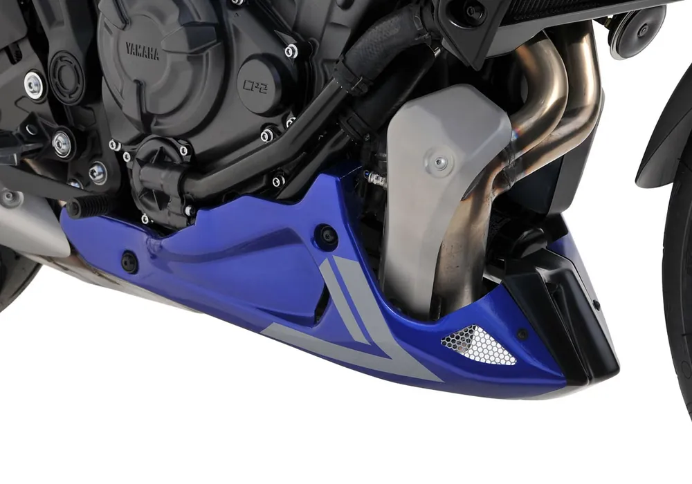 Rabatt BODYSTYLE Sportsline Bugspoiler ABS Kunststoff blau/grau für YAMAHA MT-07