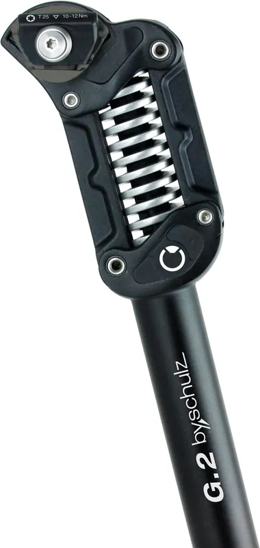 Highlight by,schulz Parallelogramm-Federsattelstütze G.2 LT 34,9 mm schwarz mit gewinde hard (100-130 kg)