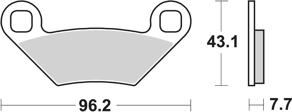 Angebot SBS Bremsbelag 899SI Offroad Sinter