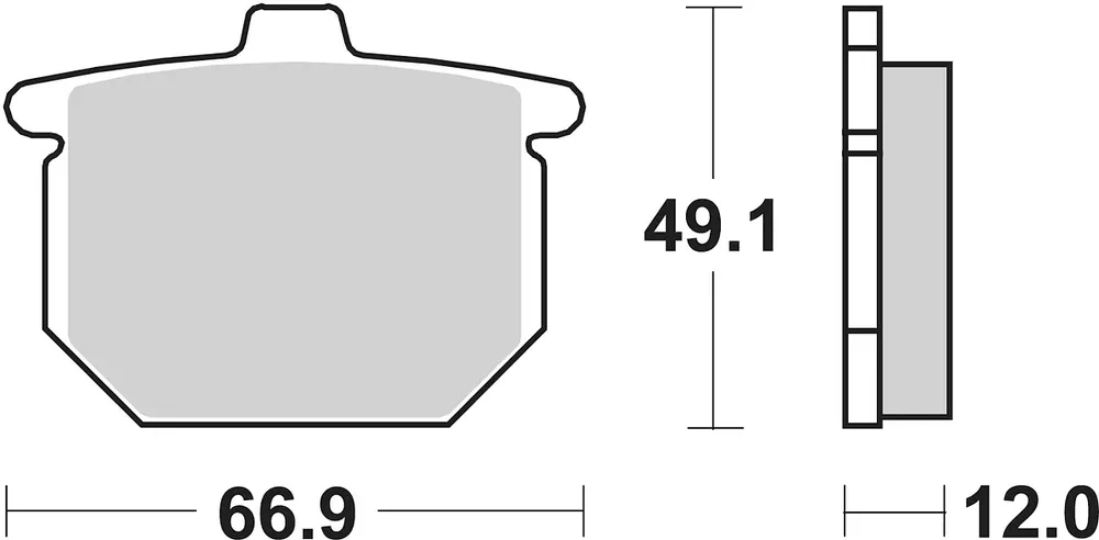 SBS Bremsbelag 508HF Street Ceramic Neue Ware