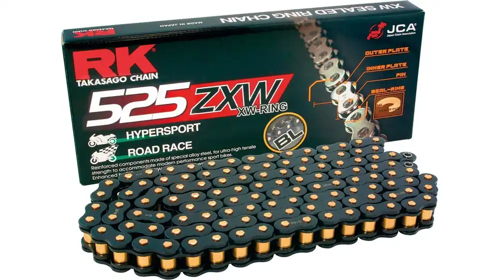 RK Kette BL525ZXW Black Scale 112 Glieder Sonderangebot