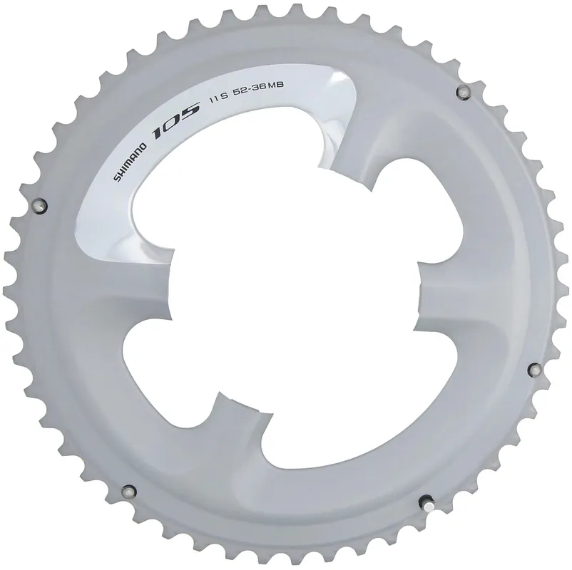 Begrenztes Angebot Shimano Kettenblatt 105, 5800 52 Zähne schwarz