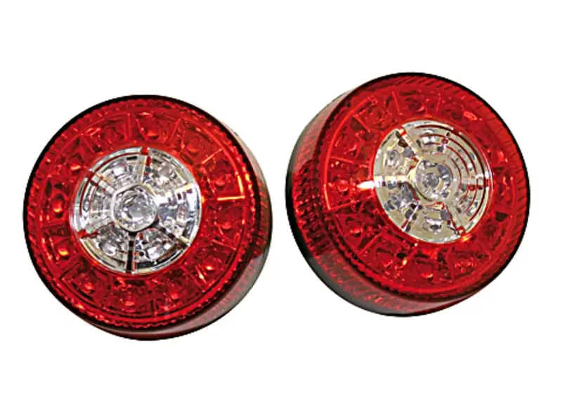 HIGHSIDER smart LED Rück-, Bremslicht, Blinker Für ATV Schwarz/Rot 3in1, E-Geprüft (Paar) Expressversand