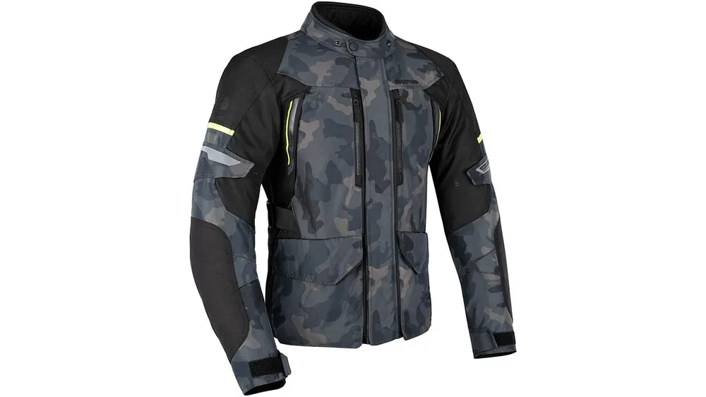 Preiswert Oxford Calgary 2.0 Jacket, schwarz/camo, Gr. M Herren
