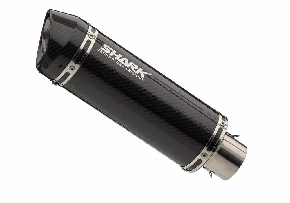 Shark Performance Street GP Slip-on Carbon Super Short EURO5+ Solange Der Vorrat Reicht