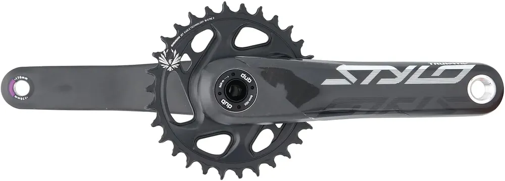 Truvativ Kettenradgarnitur Stylo Carbon Eagle 30 Zähne schwarz Fatbike 4", 170 mm Kurbellänge Rabatt