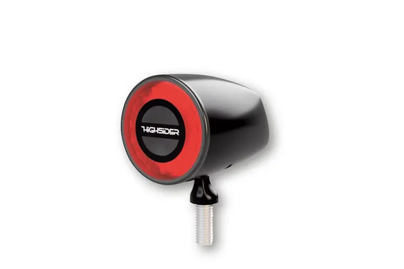 Meistverkauft HIGHSIDER pro Rocket Classic LED Rücklicht Schwarz/Getönt (1Stck)