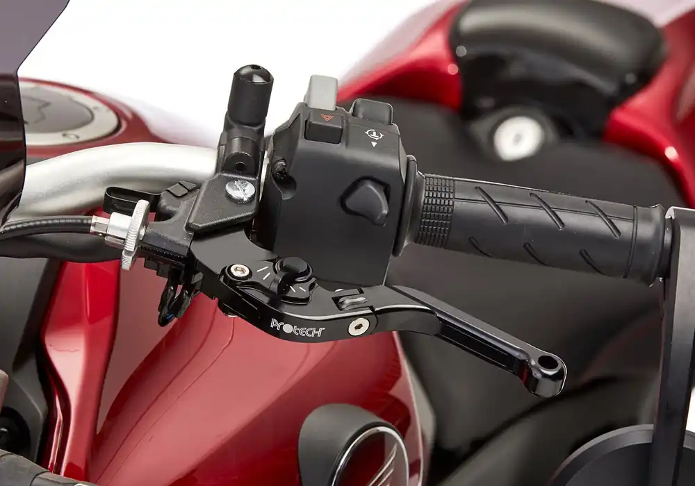 Nur Für Kurze Zeit PROTECH Hebel Bremshebel Sport Alu & Stahl Schwarz für KTM 690 Duke, 1050 Adventure, DUCATI Multistrada 950/S