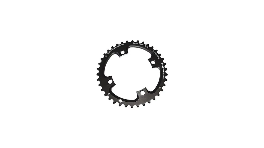 Expressversand Stronglight Kettenblatt 36 Zähne 104 mm schwarz außen