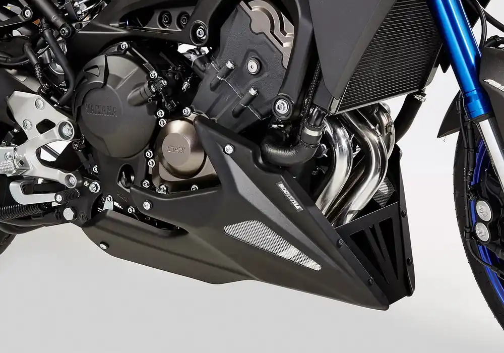 BODYSTYLE Raceline Bugspoiler ABS Kunststoff schwarz-matt für YAMAHA MT-09 / SP, XSR900 Begrenztes Angebot